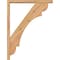 Ekena Millwork Olympic Block Smooth Bracket w/ Offset Brace, Western Red Cedar, 3 1/2"W x 26"D x 34"H BKT0402X26X34OLY05SWR - alternate 2
